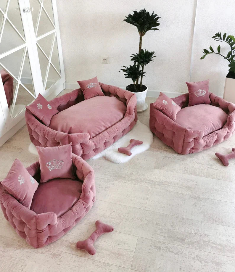 Bolsy Hundehütte, weich und bequem + 2 Kissen gratis!