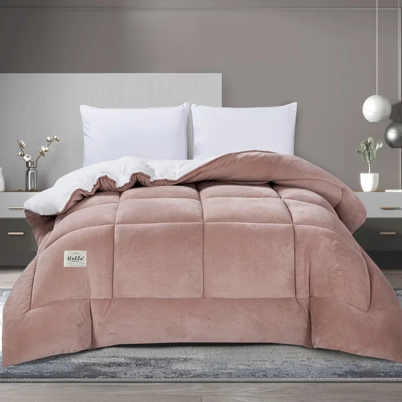 Warme, dicke Winter-Daunendecke 200×230 cm, 4,5 kg – 1+1 GRATIS