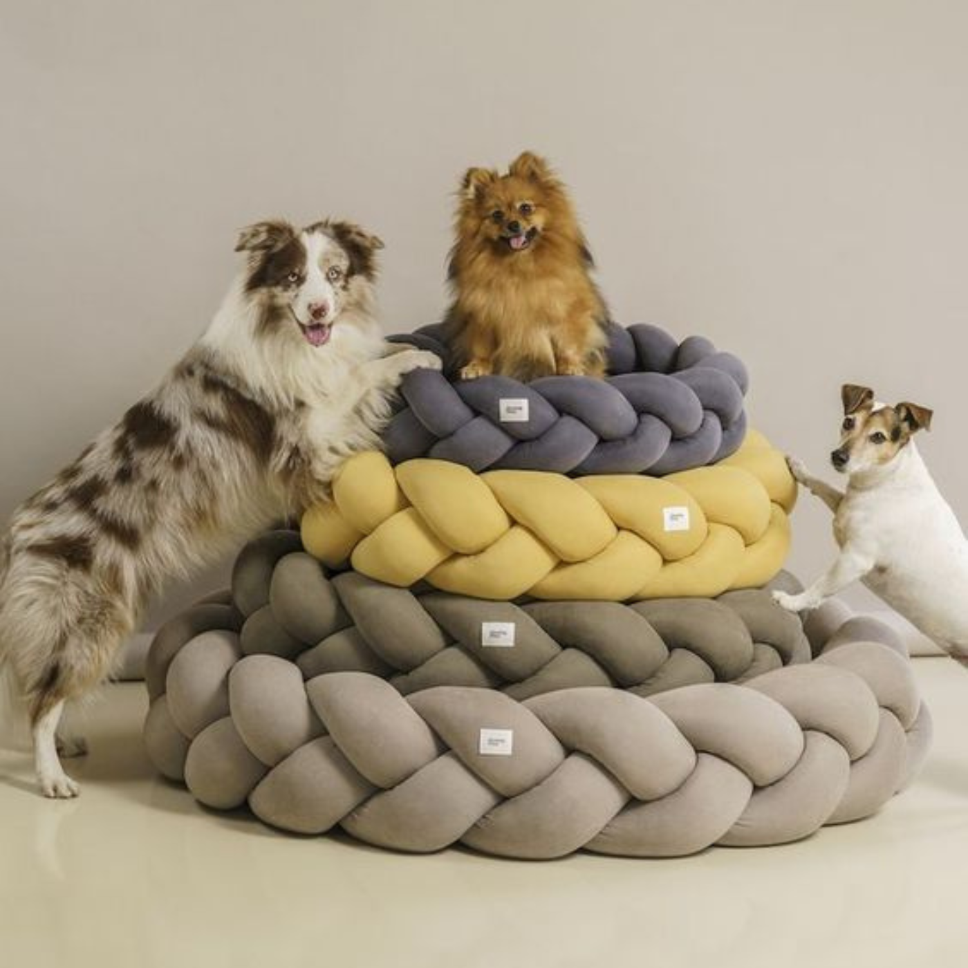 Geflochtenes Bett für Haustiere