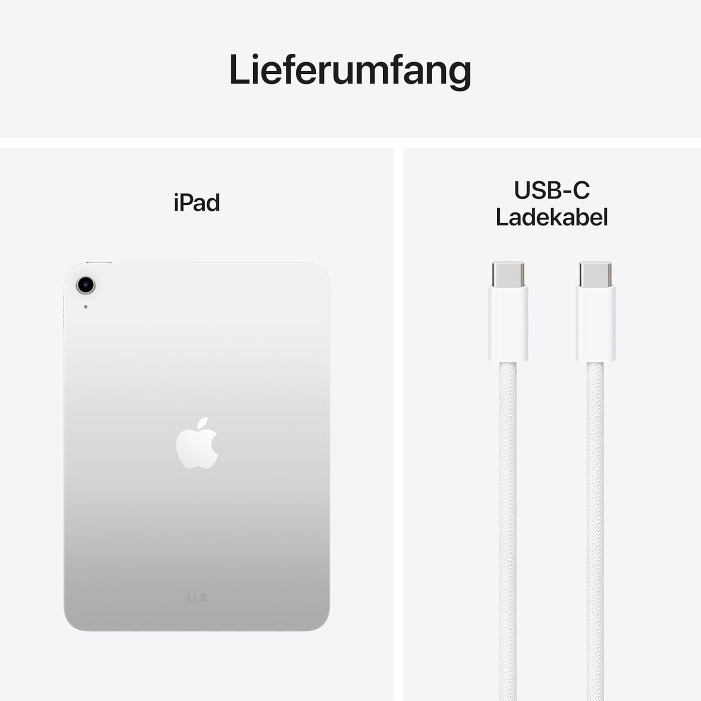 Apple iPad 11" 11. Generation 128GB Wi-Fi Silber – Zertifiziert Generalüberholt