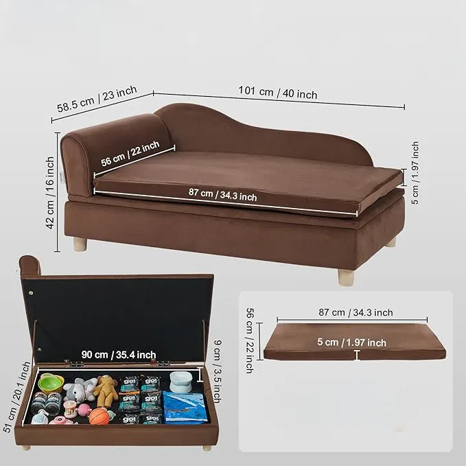 Sultan Sofa für Haustiere weich und samtig