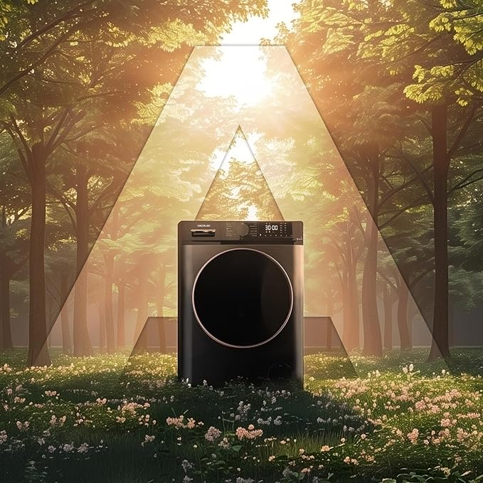 Frontlader-Waschmaschine 10 kg Bolero Dresscode 10610 Inverter Steel A, 2000 W, Inverter Plus Motor