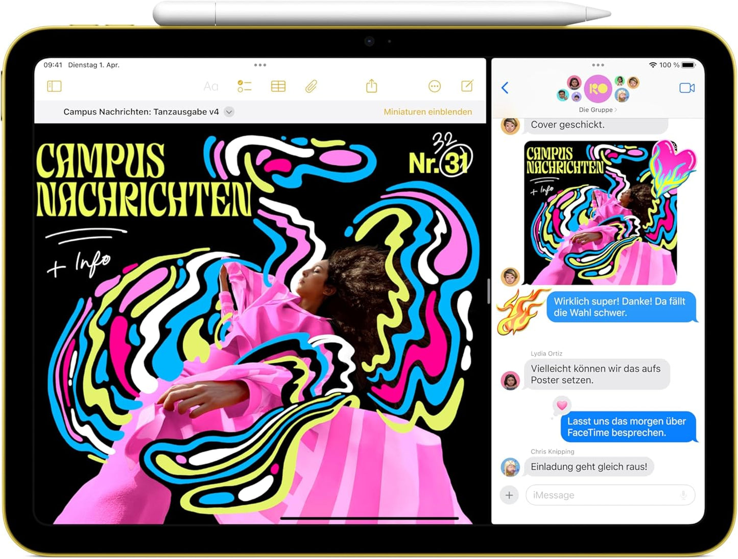 Apple iPad 11" 11. Generation 128GB Wi-Fi Silber – Zertifiziert Generalüberholt