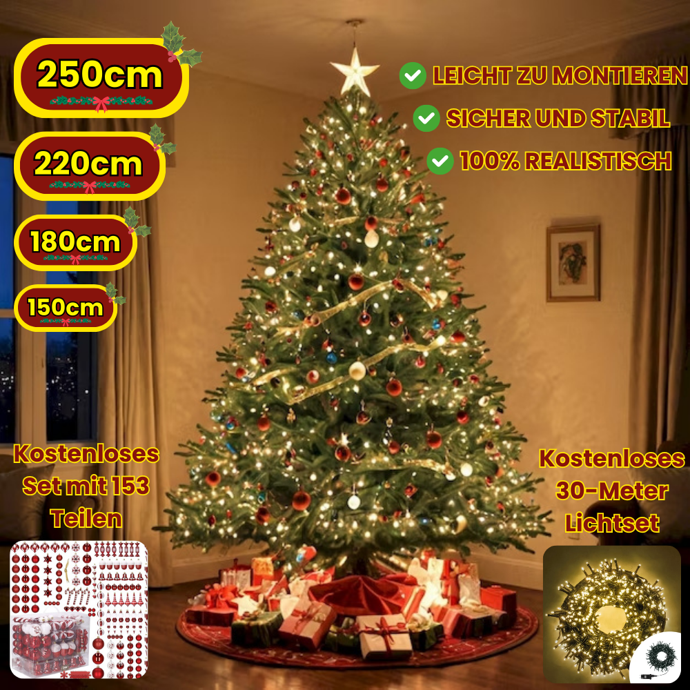 100% realistischer Weihnachtsbaum + 2 Freebies!