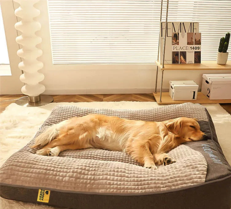 Cuscino per cani personalizzato grande spesso resistente ai graffi con protezione per la schiena