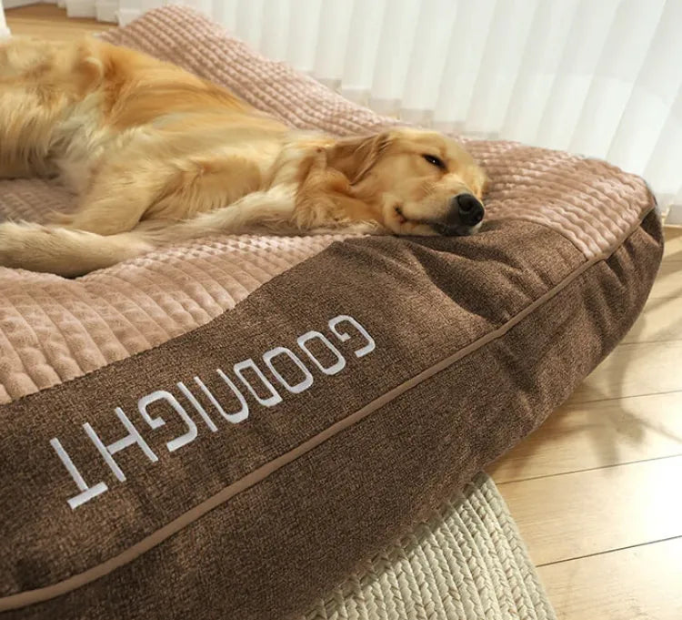 Cuscino per cani personalizzato grande spesso resistente ai graffi con protezione per la schiena