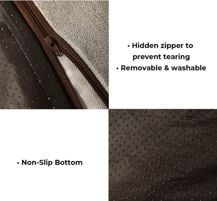 Cuscino per cani personalizzato grande spesso resistente ai graffi con protezione per la schiena