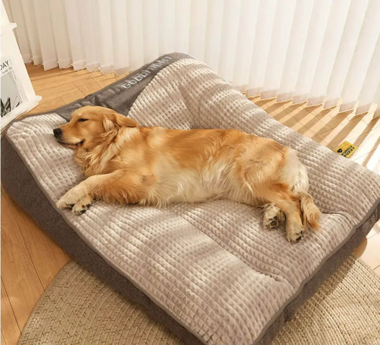 Cuscino per cani personalizzato grande spesso resistente ai graffi con protezione per la schiena