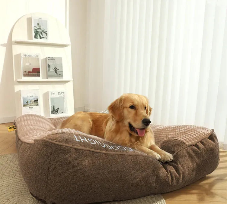 Cuscino per cani personalizzato grande spesso resistente ai graffi con protezione per la schiena