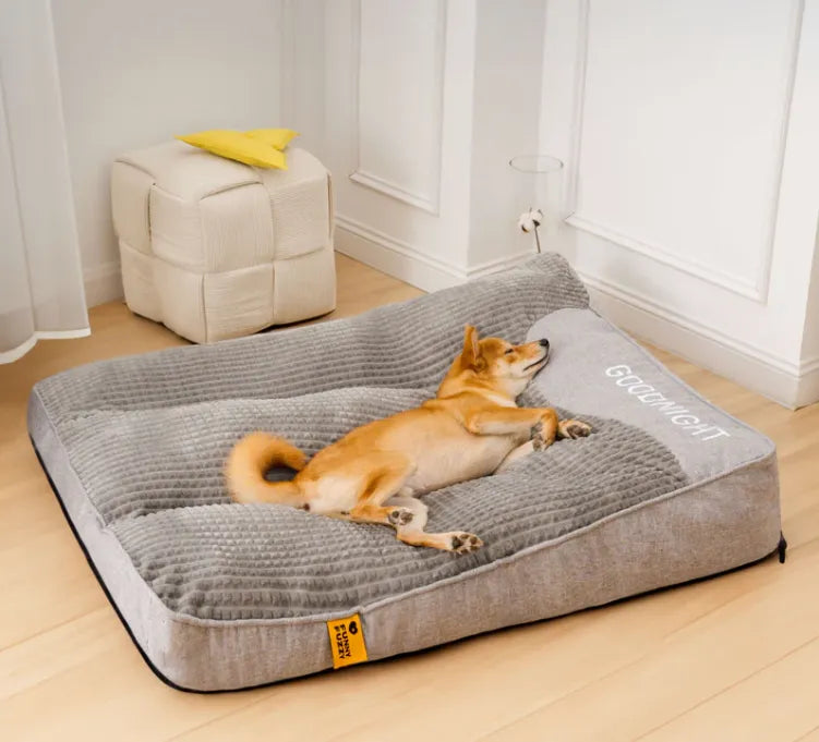 Cuscino per cani personalizzato grande spesso resistente ai graffi con protezione per la schiena