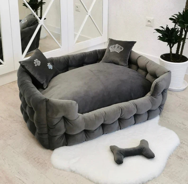 Bolsy Hundehütte, weich und bequem + 2 Kissen gratis!